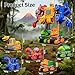 KIZONLY Transform Toys for Boys 4-6, 5 in 1 Take Apart Toys for Boys 3-5, Dinosaur Transforming Assembling Robot Toy for Kids, Educational Birthday Gift for 4 5 6 7 8 Year Old Boy Girls