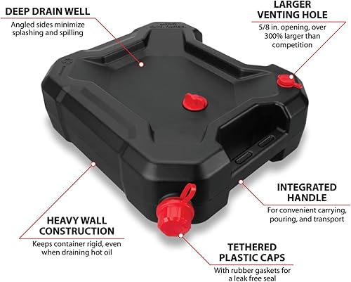 Vista 21 de Performance Tool W4072 Bandeja de drenaje de aceite portátil extra grande de 7.5 galones, (28.4 L)