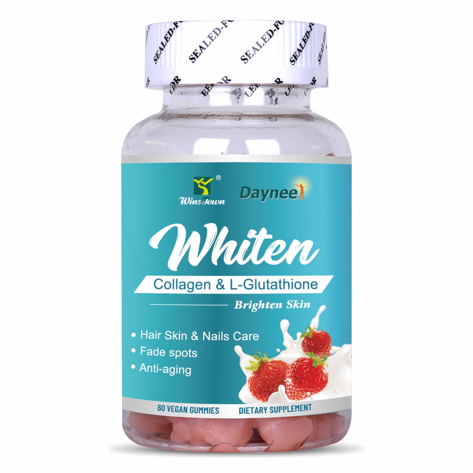 Amazon.com: Wins Town Skin Whiten Gummies, Contains Collagen & L-Glutathione, Support Brighten Skin, Fade Spots & Anti-Aging, 60 Count : Health & Household Amazon.com: Wins Town Skin Whiten Gummies, Contains Collagen & L-Glutathione, Support Brighten Skin, Fade Spots & Anti-Aging, 60 Count : Health & Household