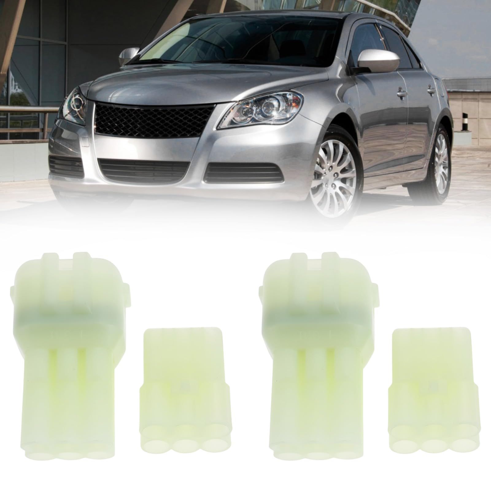 SING F LTD 2 Pairs 6Pin Motorcycles Sealed Electrical Connectors