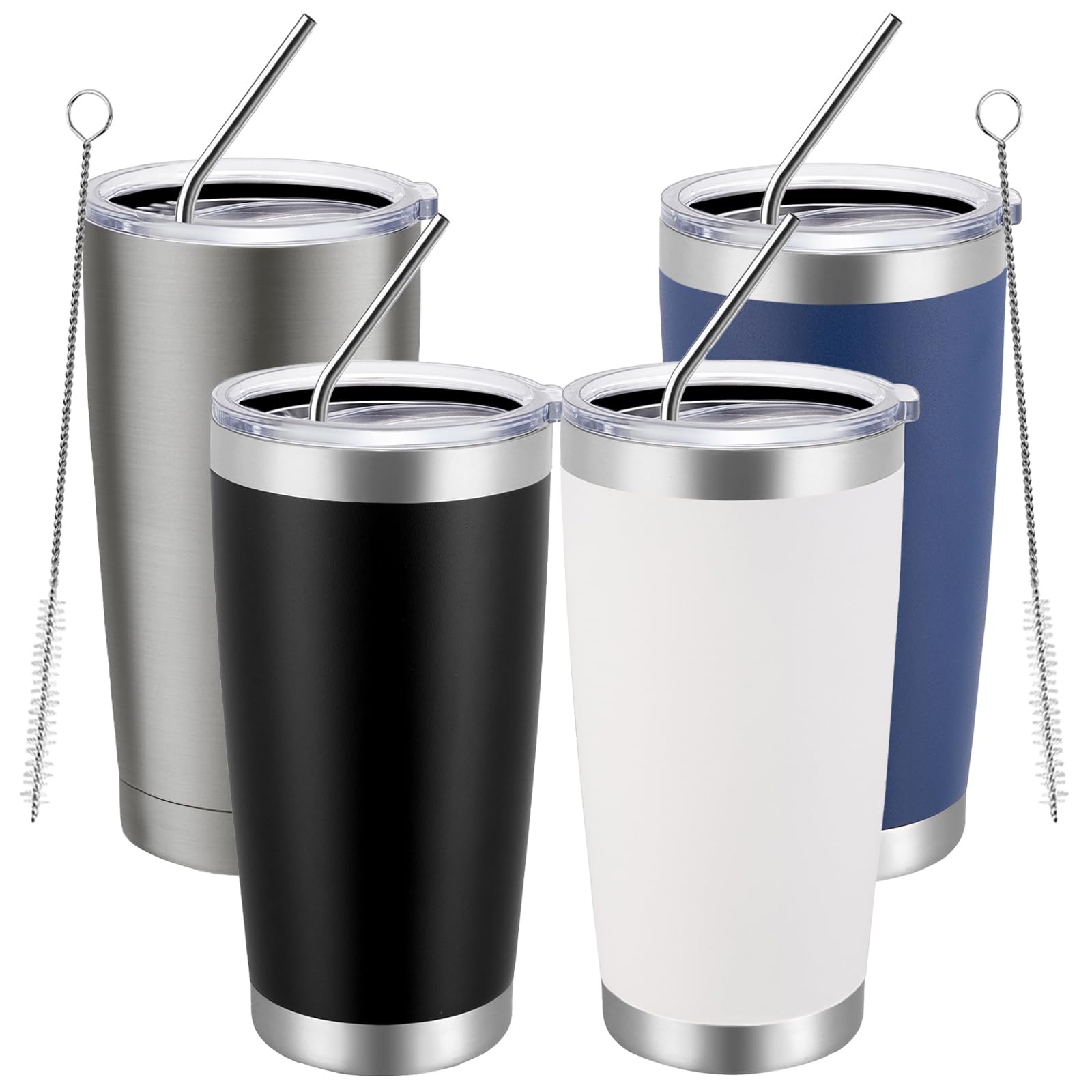 Amazon.com | MEWAY 20oz Tumbler 4 Pack Double Wall Vacuum
