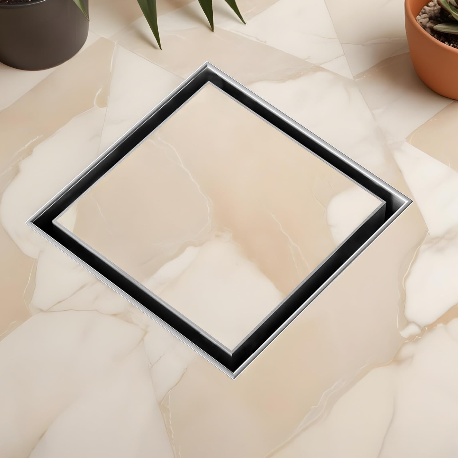 LIPKA 304 Grade Stainless Steel Tile Insert Floor Drain- Square (for 13mm Tile) 6x6 Inches (B081Q8RGLQ) Amazon Price History, Amazon Price Tracker