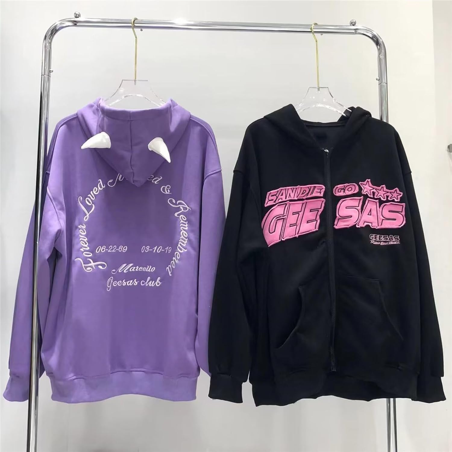 Sweat à Capuche Unisexe Hip Hop Surdimensionné Hommes