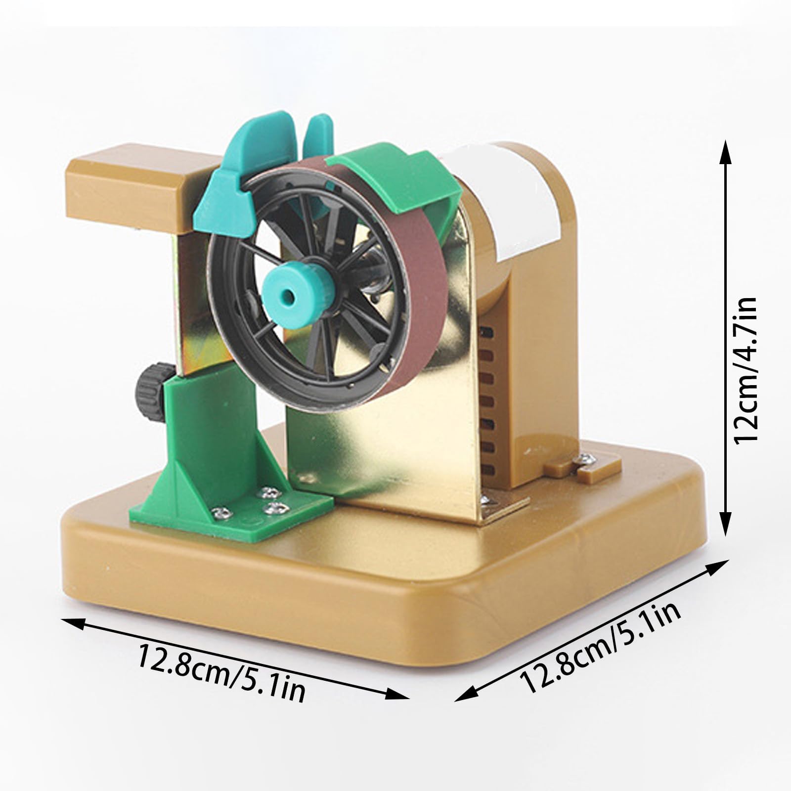 Affilatrice Elettrica per Forbici 48W, Macchina Professionale per l’Affilatura delle Forbici con 12 Anelli Abrasivi, Strumento di Affilatura Multifunzione 9600rpm per Uso Industriale, T Hair scissors