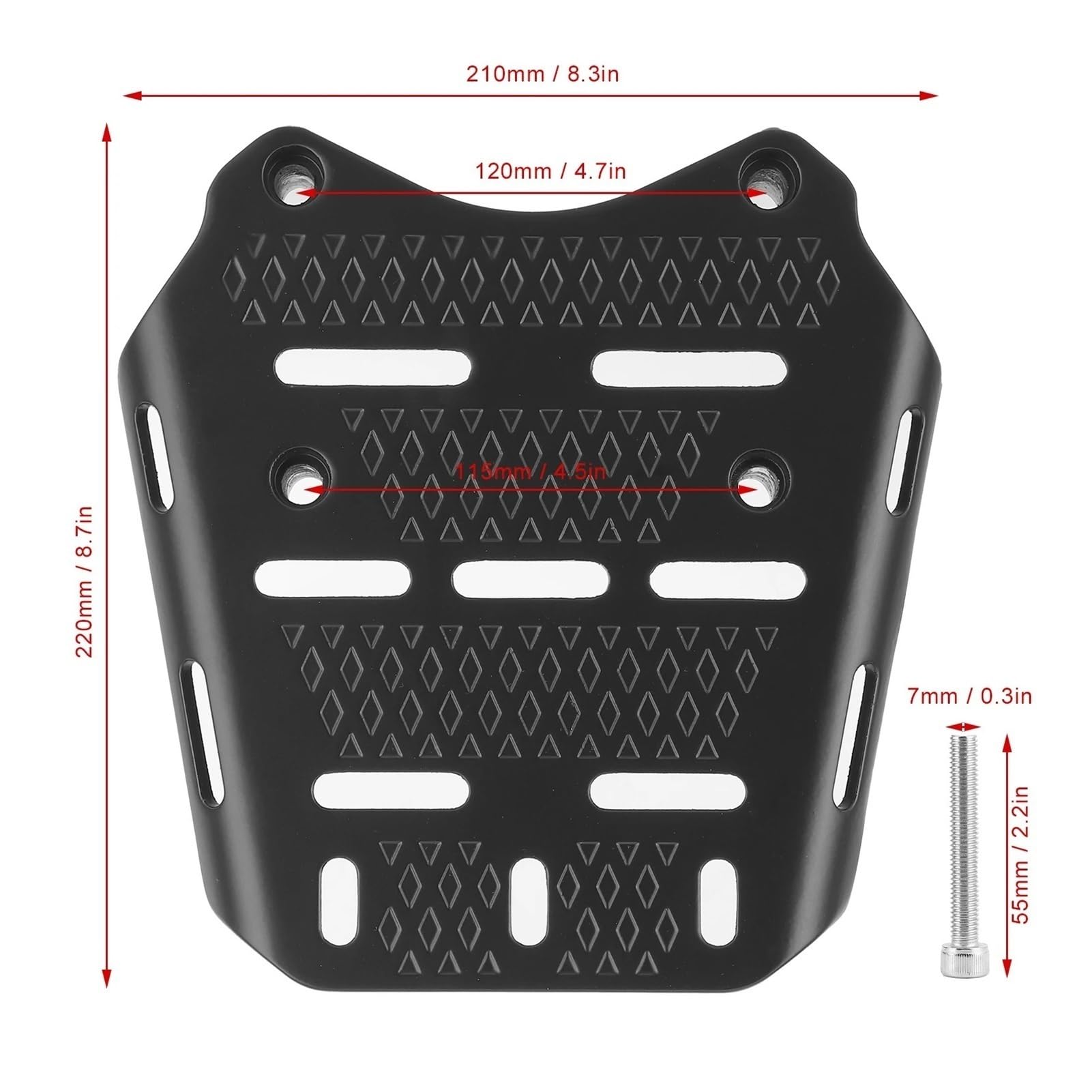 Portaequipajes Portaequipajes Trasero Motocicleta para, Soporte De Aleación Aluminio CNC para PCX 125 150 2014 2015 2016 2017 2018 2019