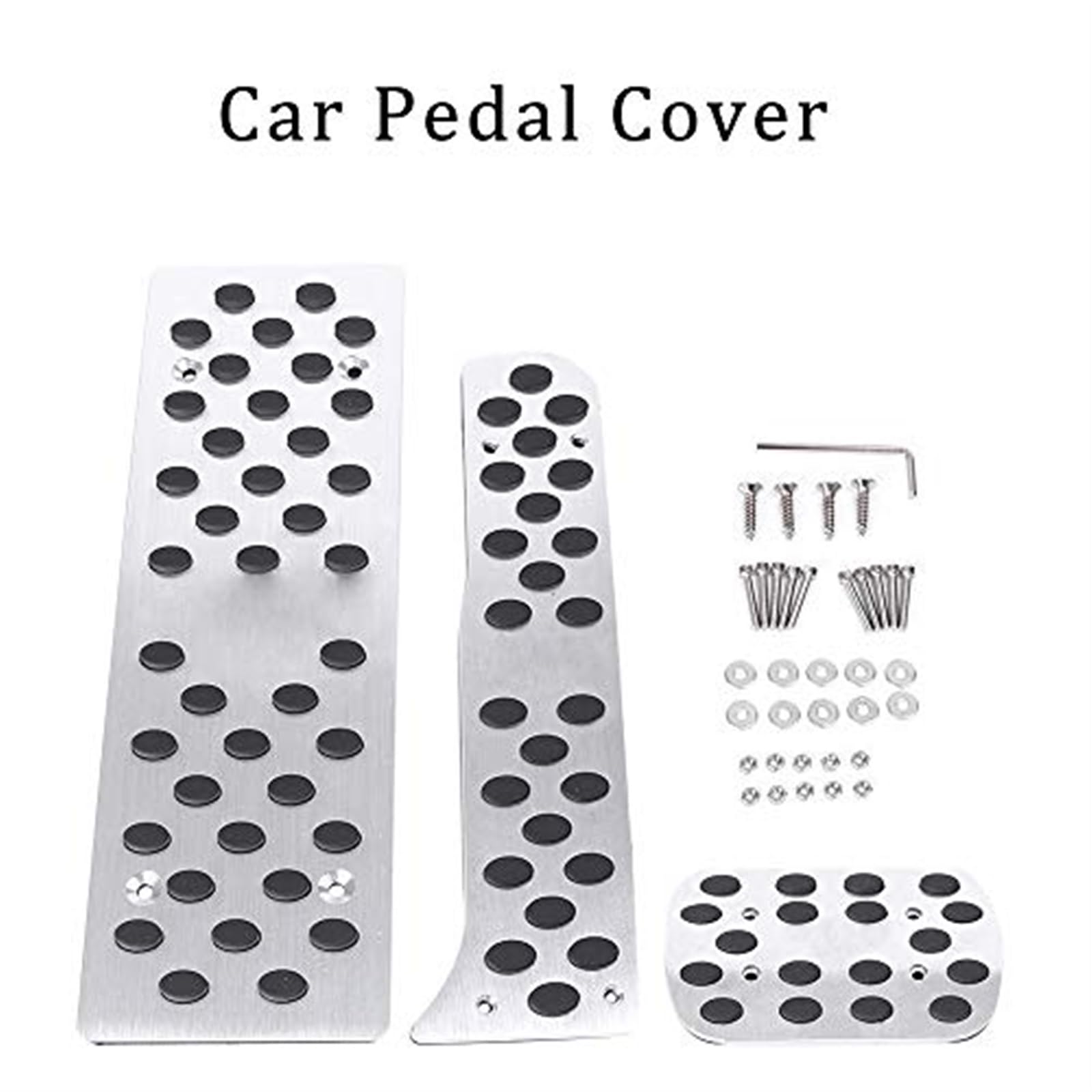 Pedales de combustible acelerador para reposapiés, almohadillas de transmisión automática, para Jetta, para Golf, Passat, Tiguan, Touran, LHD, cubierta de pedal de vehículo