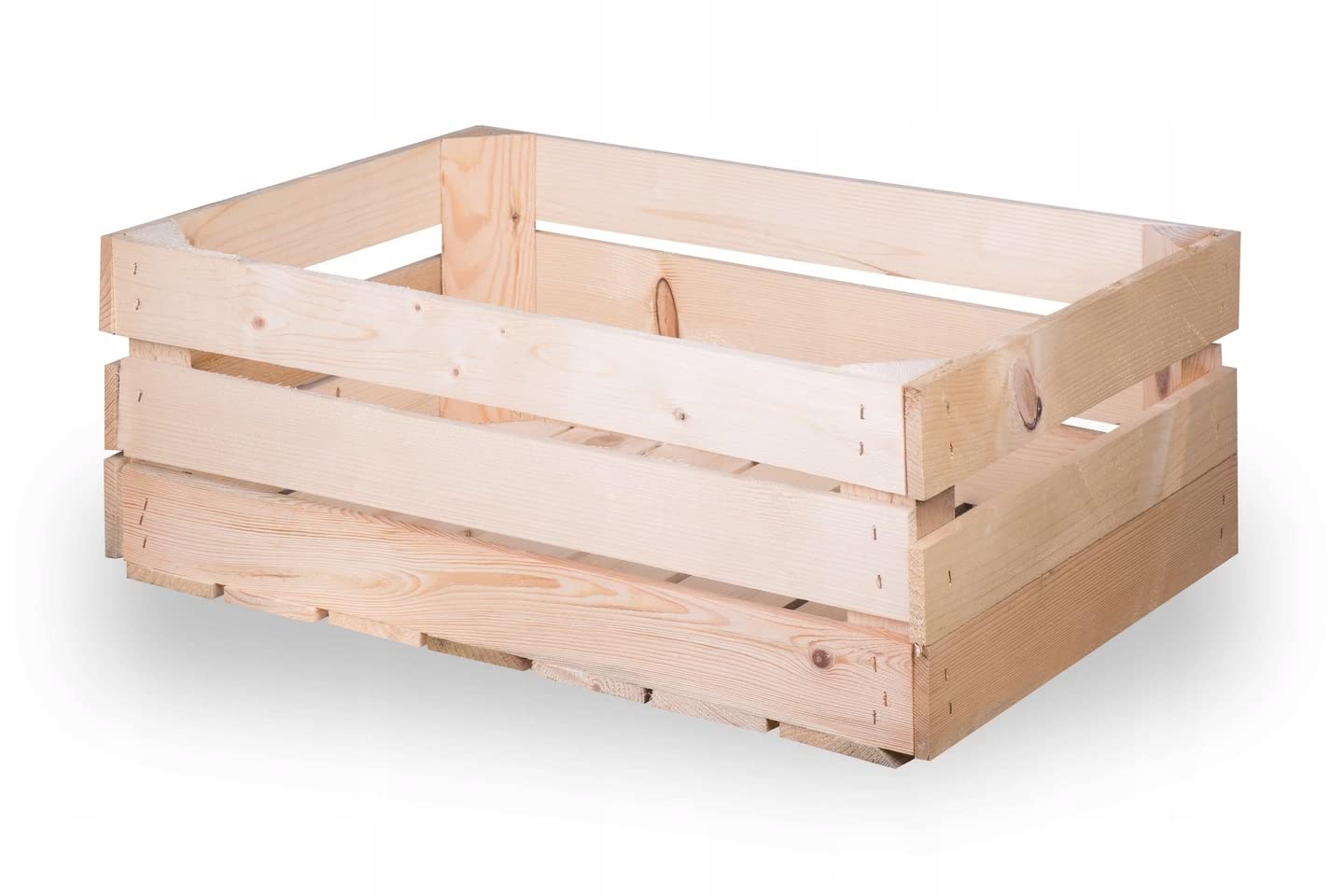 Cassetta Frutta In Legno Massello Con Ruote – 54x35x35 Cm, Naturale O Laccata, Fatta A Mano
