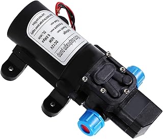 Eurobuy Pompa Acqua Autoadescante Ad Alta Pressione 60W 12V 80Psi 5L/ Min per Barca da Campeggio