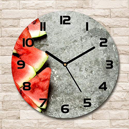 Impression verre sécurité horloge Tulup design haut de gamme - 3