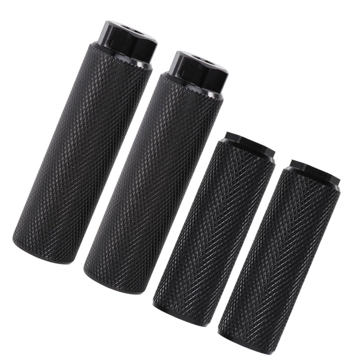 WHAMVOX 4pcs Aluminum Alloy Bike Foot Pegs Pedals Cycle Rear Footrest Portable Foot Pegs for Mountain Bikes Sturdy Bicycle Accessories