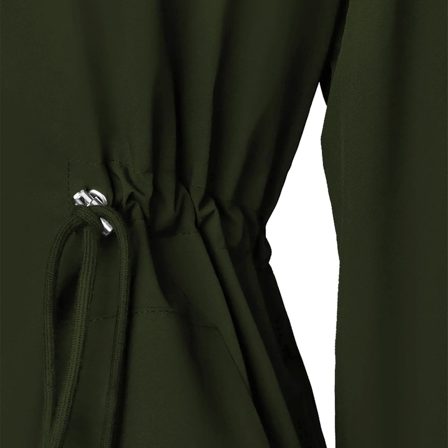 Womens Waterproof Raincoat Lightweight Windbreaker Rain Jacket