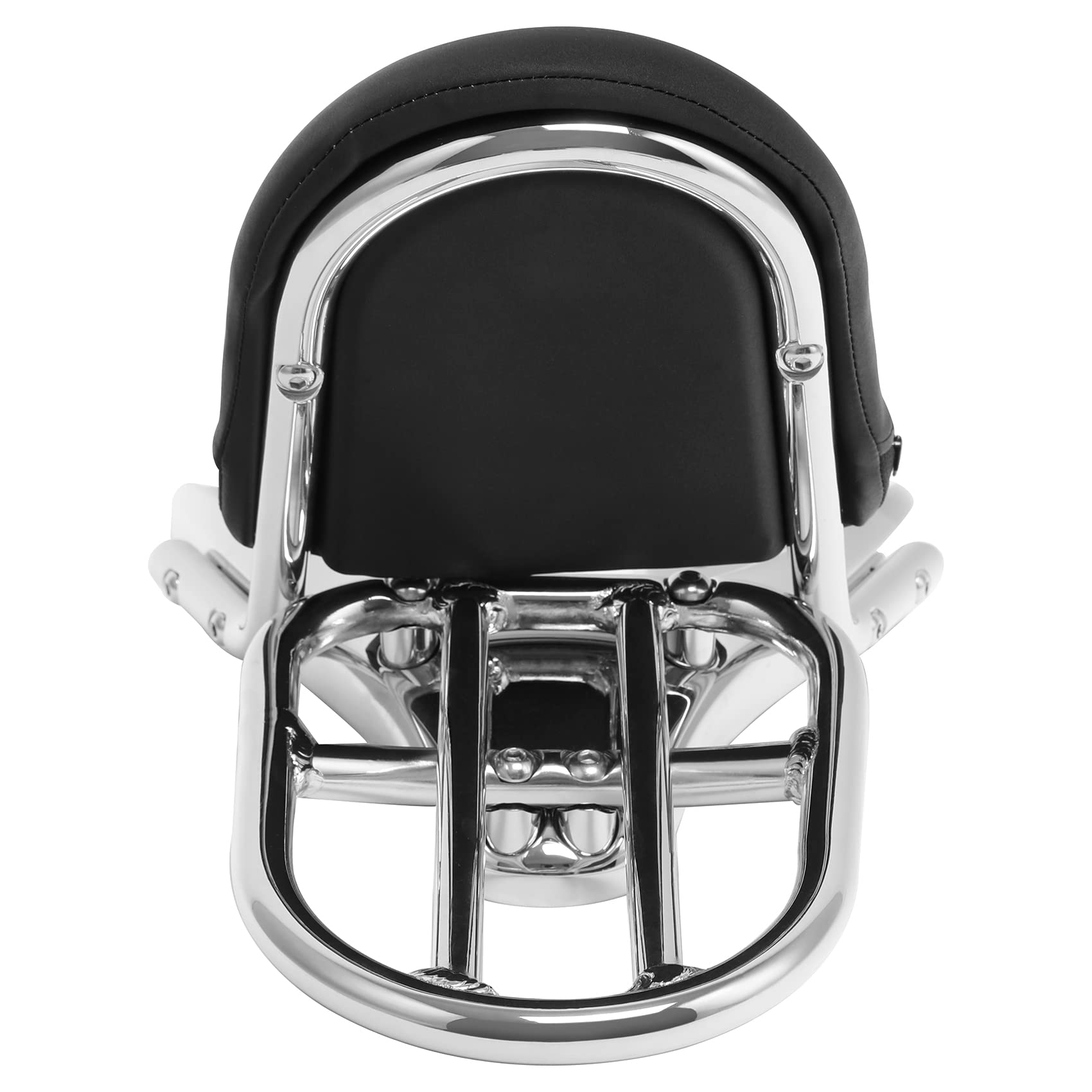 TCMT Gepäckträger Passend für Harley Davidson V Rod VROD VRSC 2002–2006 mit Rückenlehne und Grundplatte für Motorräder