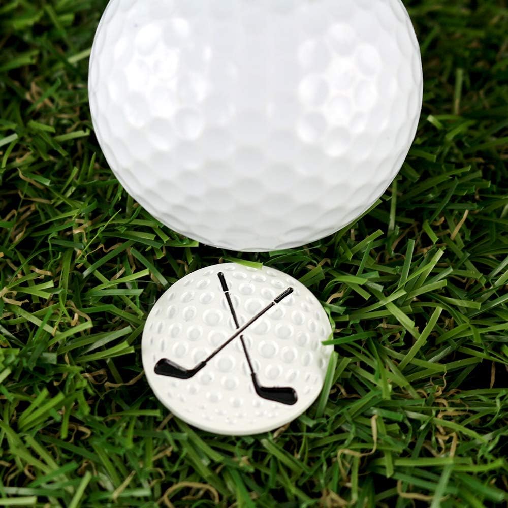 Myartte Creative Golf Ball Marker Soft Enamel Golf Markers 24.4MM Assorted 5 Pcs (Golf Club) : Sports & Outdoors