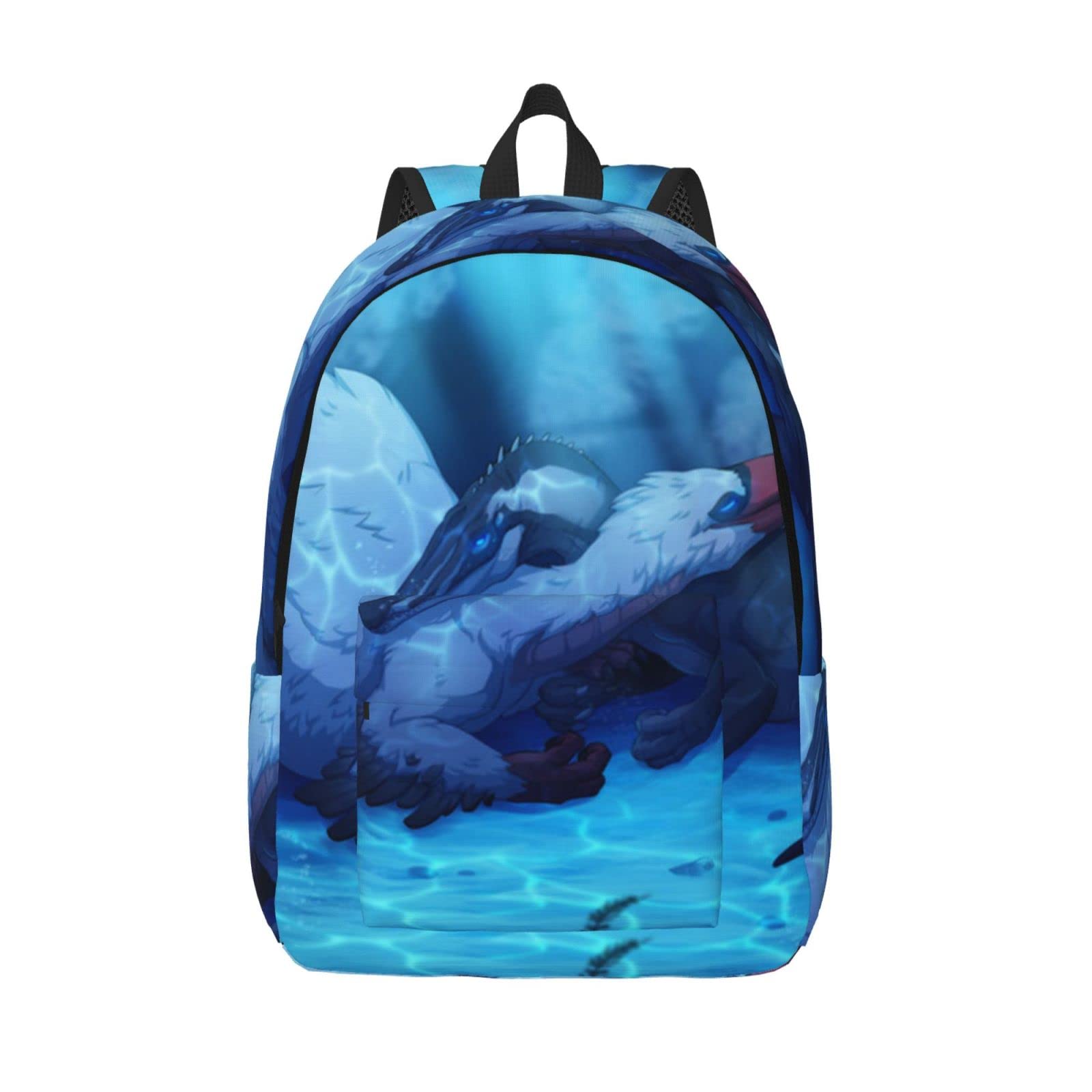 Sac d'école décontracté ALLOCS sac à dos voyage affaires mixte noir - 8