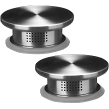 Stainless Steel Pitcher Lid Replacement 2Pcs   Sturdy Water Bottle Lid for Water Jug Glass Bistro Pitcher