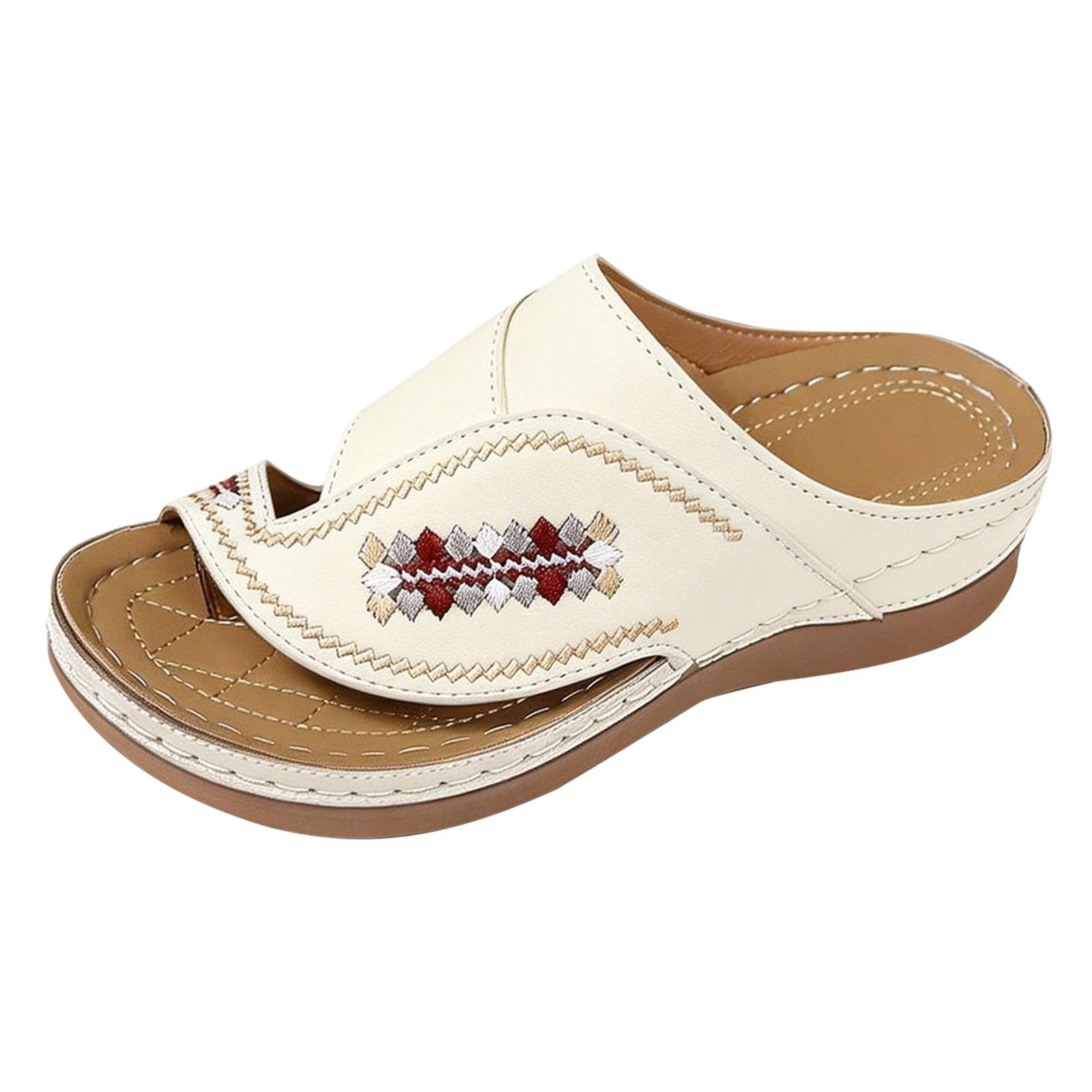 Ciabatte Donna Ortopediche Estive Casual Leggeri Ciabatte Con Zeppa Eleganti Comodi Sandali Ortopedici Per Alluce Valgo Antiscivolo Morbide Scarpe Estive Aperte Anatomiche Pantofole Da Casa Spiaggia