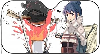 Amazon | ゆるキャン△ サンシェード サンシェード車フロントカバー 車