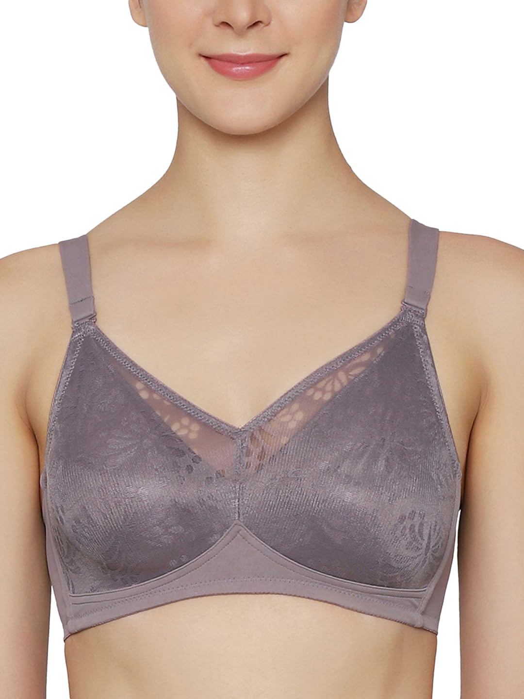 Triumph Minimizer Bra for Women Non Wired Non Padded Full Coverage Soft Breathable Fabric High Support Comfortable Everyday Bra Pack of 1