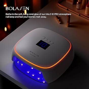 Amazon.com: BOLASEN HALO 10PRO - Lámpara de uñas LED recargable
