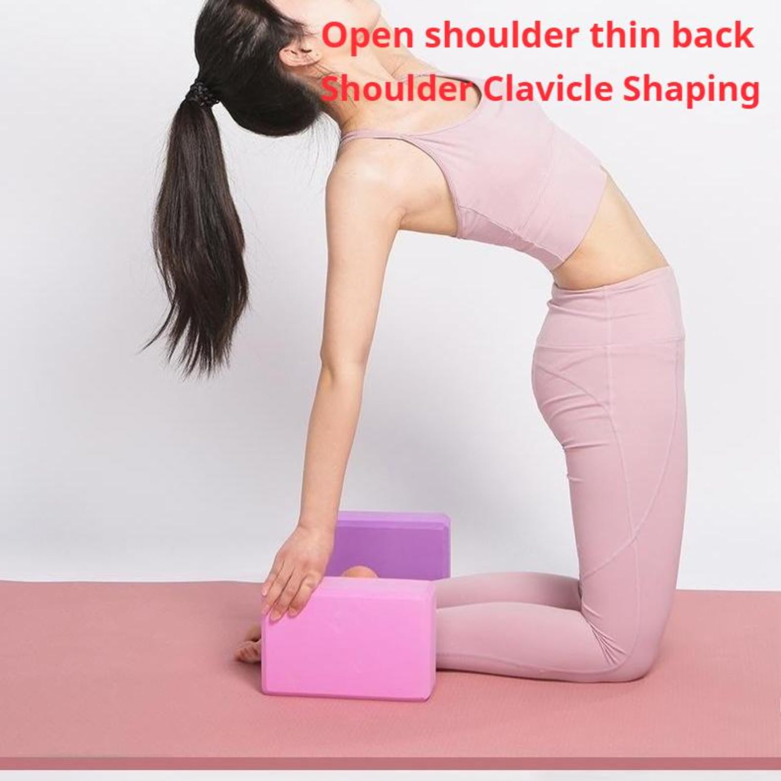 Blocs De Yoga 4 Pièces – Mousse EVA Haute Densité, Briques De Gymnastique Antidérapantes, Pour Pilates, équilibre Et étirements