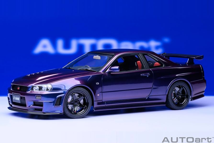 オートアート 1/18 ポルシェGT3RS 絶版品 パープル オートアート 1/18