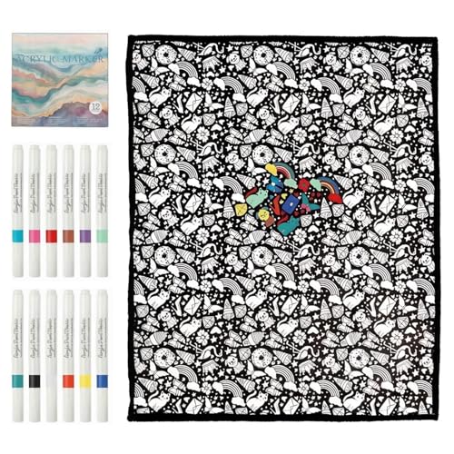 Couverture de coloriage XL, le cadeau de bricolage idéal pour un anniversaire créatif