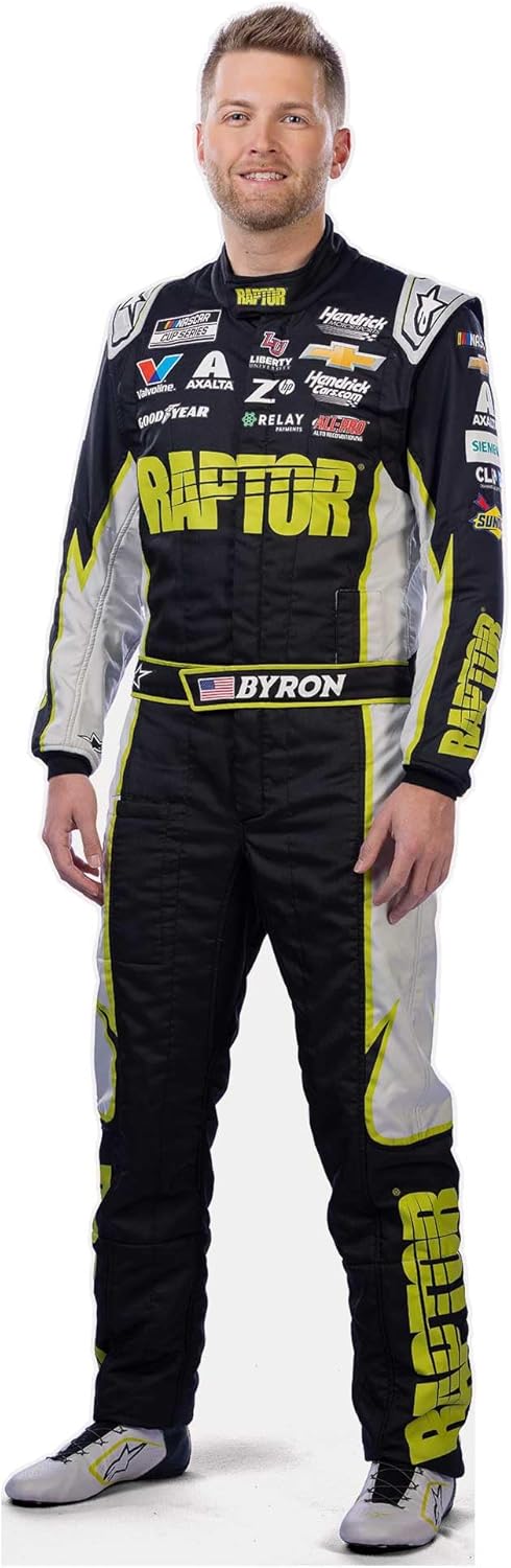 NASCAR Kyle Larson Life-Size Cardboard Cutout - Race Party Decorations & Photo Props - Officially Licensed Standee for Fans & Events