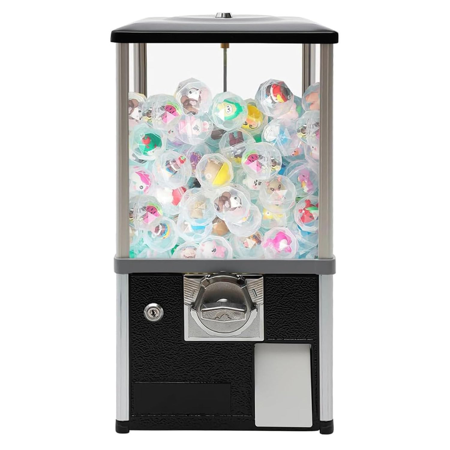 Distributore automatico di monete da 25 centesimi, distributore automatico di monete da 25 centesimi, distributore automatico di caramelle per la casa, distributore automatico di caramelle, nero