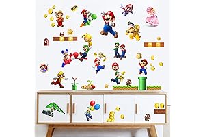 Mario Wall Stickers Let Your Kids Immerse in Mario World