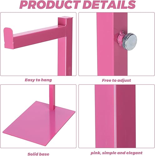 Miniatura 9 de Soporte de exhibición de tela ajustable ajustable 48-72 Pantalla de ropa Pantalla de tela de metal individual Pantalla de estante único