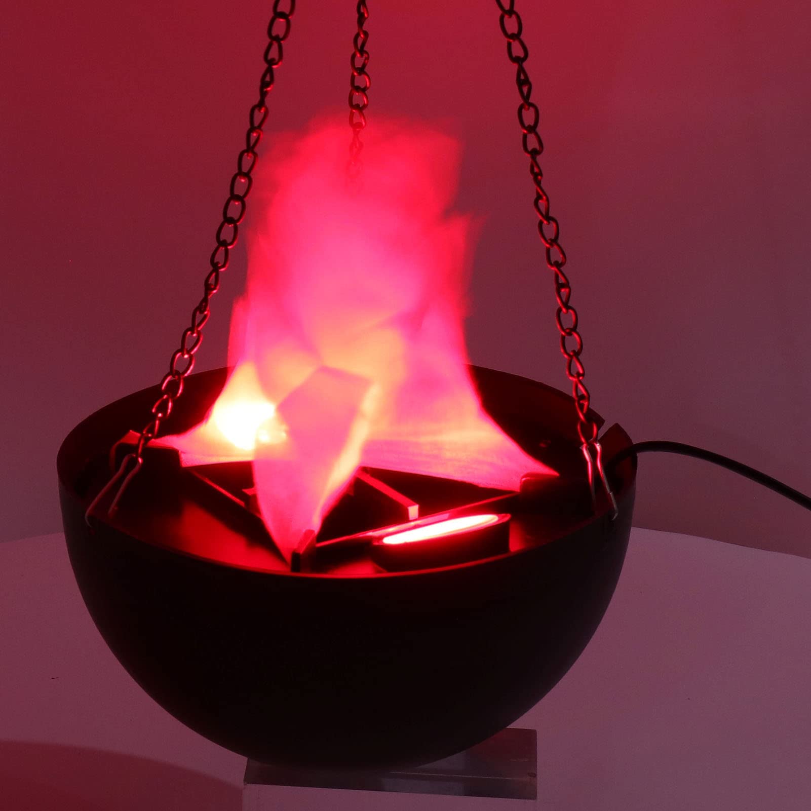 Lámpara de Llama Artificial 3D, Luz Colgante Decorativa, Fuego Falso, Accesorio para Fiesta de Halloween