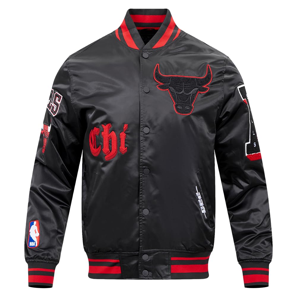 Pro Standard Mens NBA Old English Satin Jacket