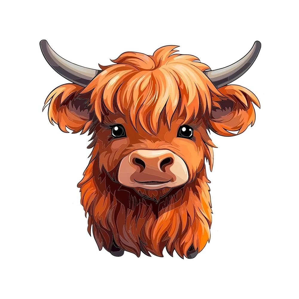 Cow Vinyl Waterproof Sticker Decal for Car Laptop Wall Window Bumper