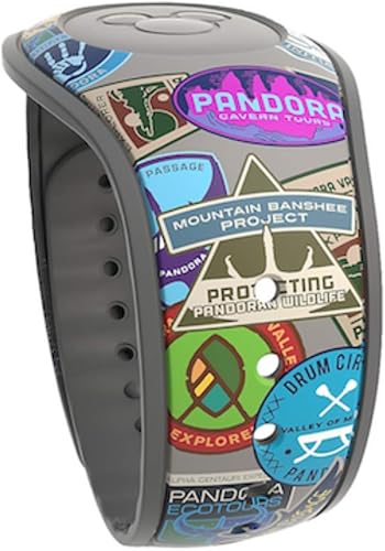 Disney Parks Avatar Pandora Edición limitada de 5,000 Magicband, 1 talla, Plástico, ágata