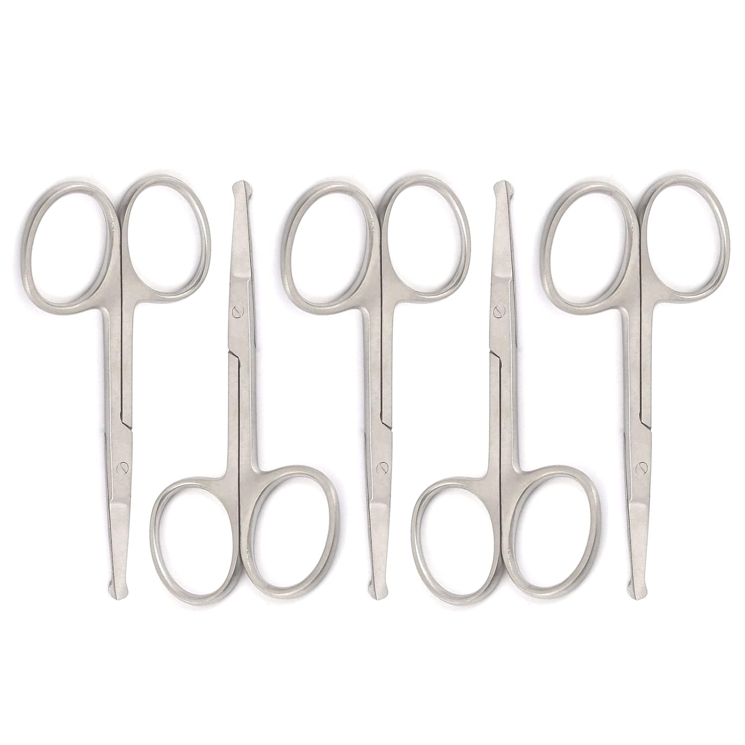 SET OF 5 PIECES SAFETY NOSE MUSTACHE SCISSOR