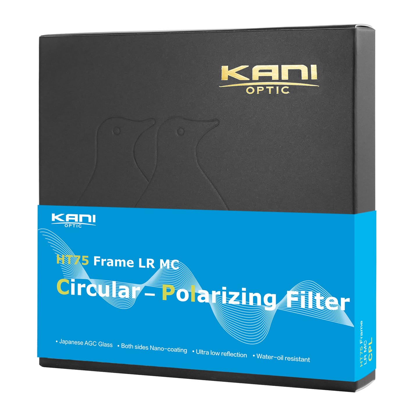 Amazon | KANI 75mm幅 PLフィルター HT75 Frame LR MC CPL 円偏光 