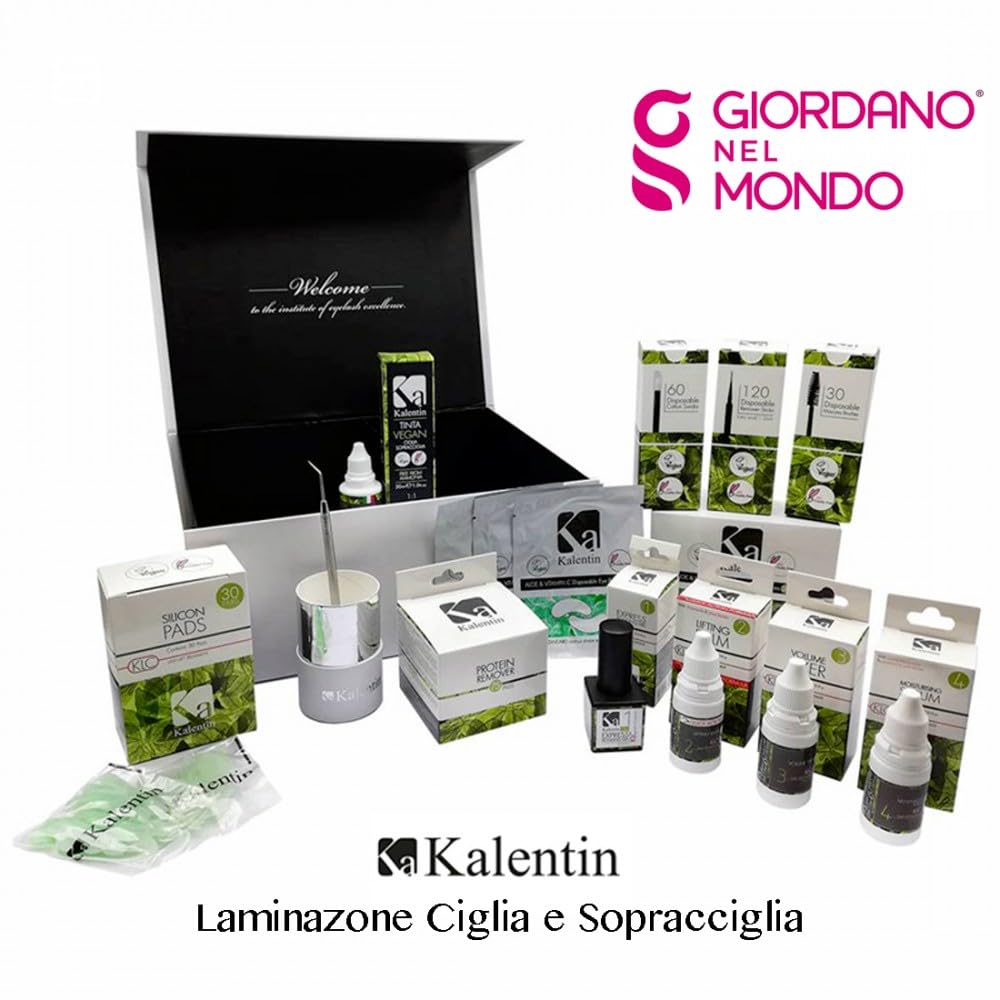 Kit Laminazione Ciglia Completo Vegano Kalentin