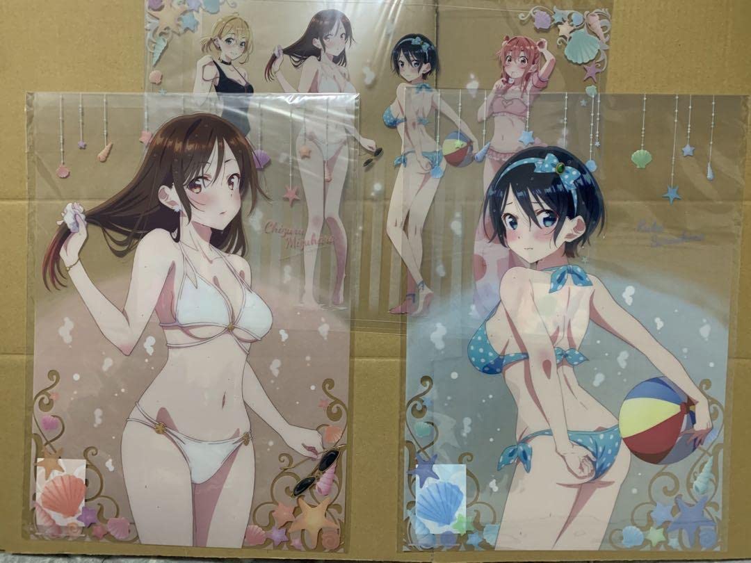 Amazon.co.jp: 彼女お借りします くじ引き堂クリアポスター 水原千鶴 