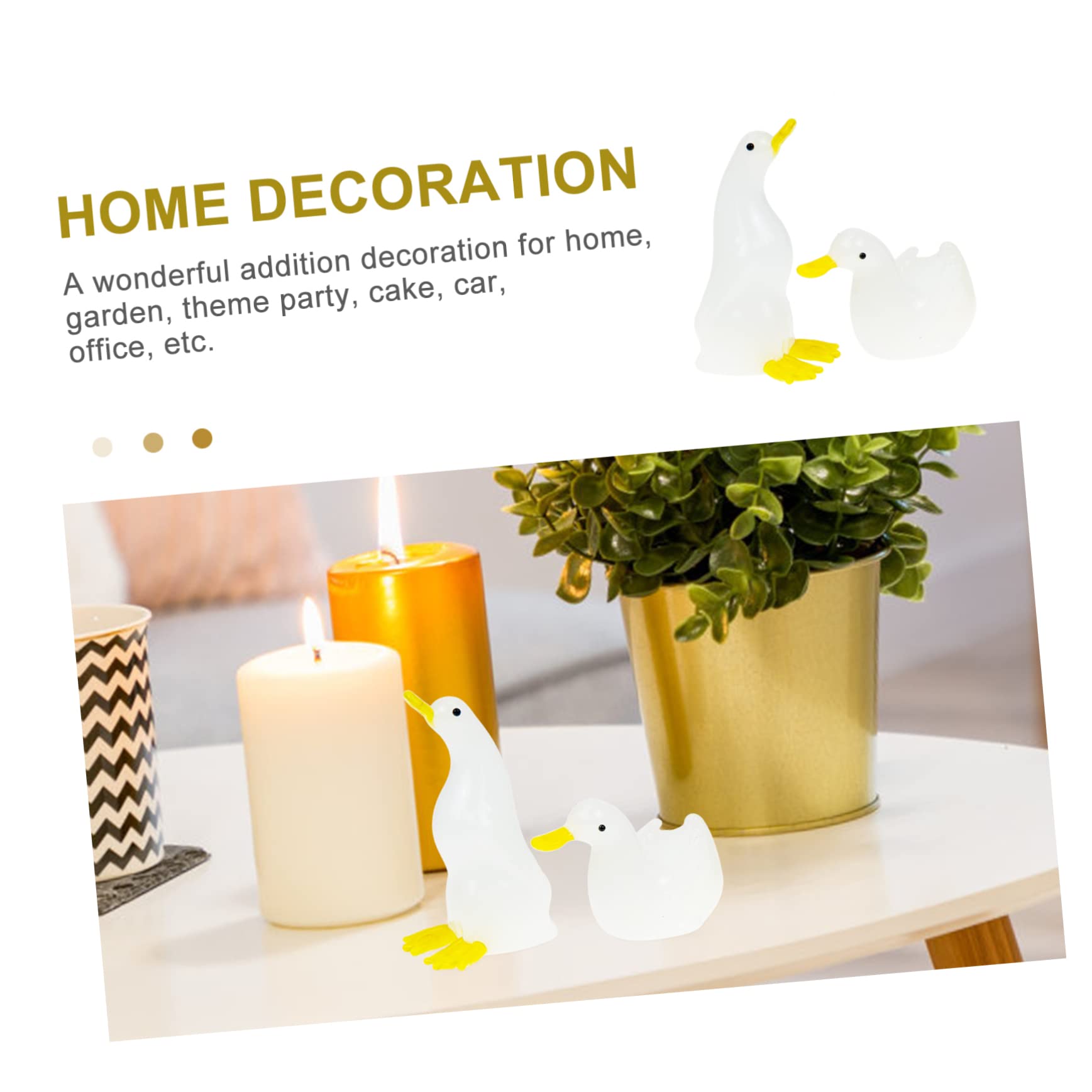 PRETYZOOM 6 STK Mini-Kristalle Desktop- Miniatur-kristalltier Miniaturdekoration Regaldekor Für Regale Esstisch Mittelstücke Ornament Zubehör Weißer Kristall Glas