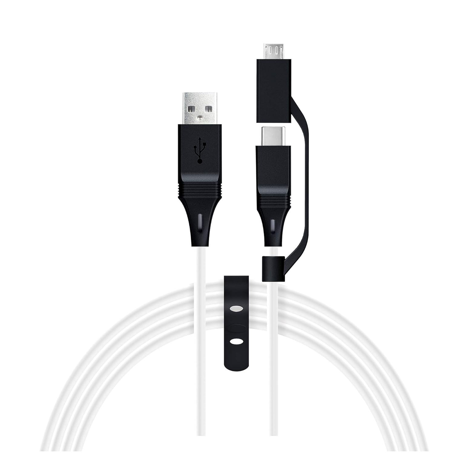 Mobilesteri Durable 2-in-1 Charge and Sync Gaming Cable 2.75M Cable Length 108.3 inch Length for PS5 and PS4