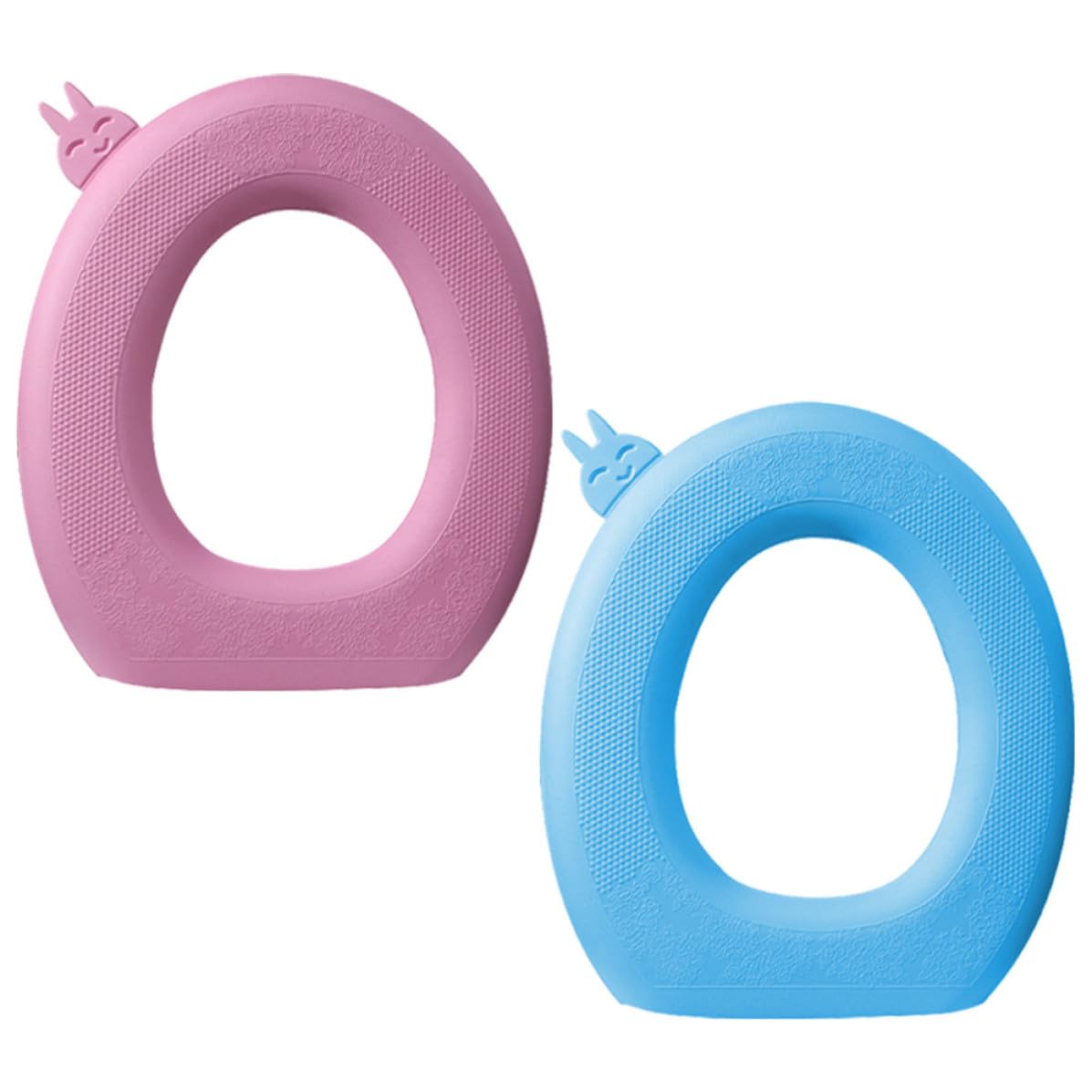 2 Cojines de Asiento de Inodoro Eva Funda Protectora Lavable para Baño
