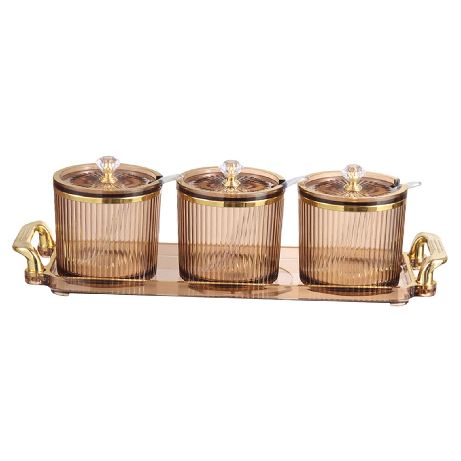 Rangement d'épices bois brun support ustensile service organisateur cuisine table flacons