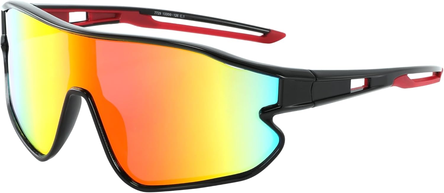 Kids Sports Sunglasses Youth Baseball UV400 Sport Frame Shades Boys Girls