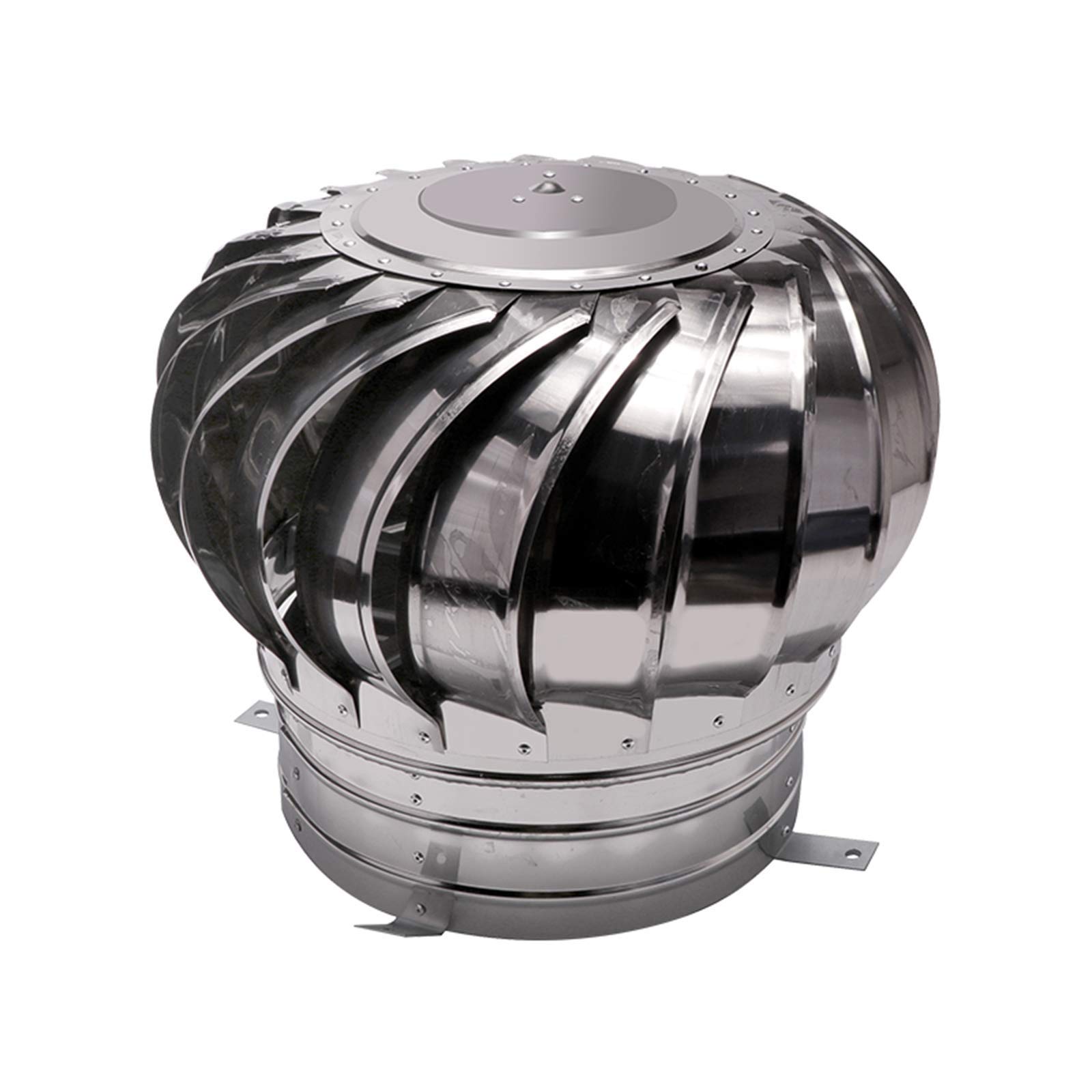 Tapa giratoria para Chimenea de Acero Inoxidable 304, protección antipájaros, anticorrientes (300 mm)