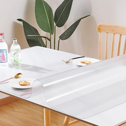 Miniatura 3 de Protector de mesa de cristal personalizable, cubierta protectora de PVC, impermeable, almohadilla para mesa, almohadilla para escritorio, para mesa