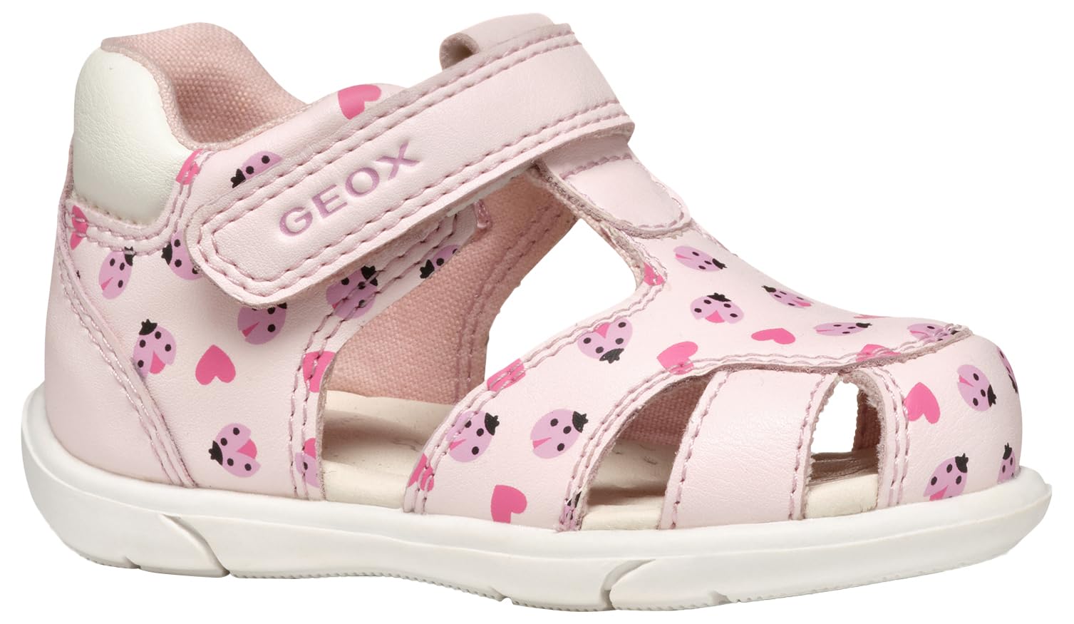 Geox Boy's B Sandal ZAPITO Girl, Lt Pink/White, 10 UK Child