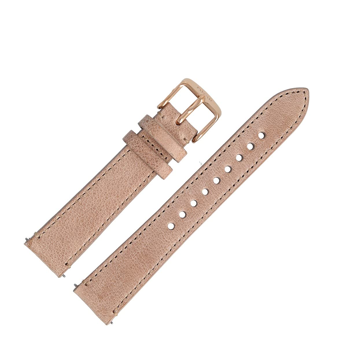 Fossil Uhrenarmband 18mm Leder Beige - ES-3358 | LB-ES3358