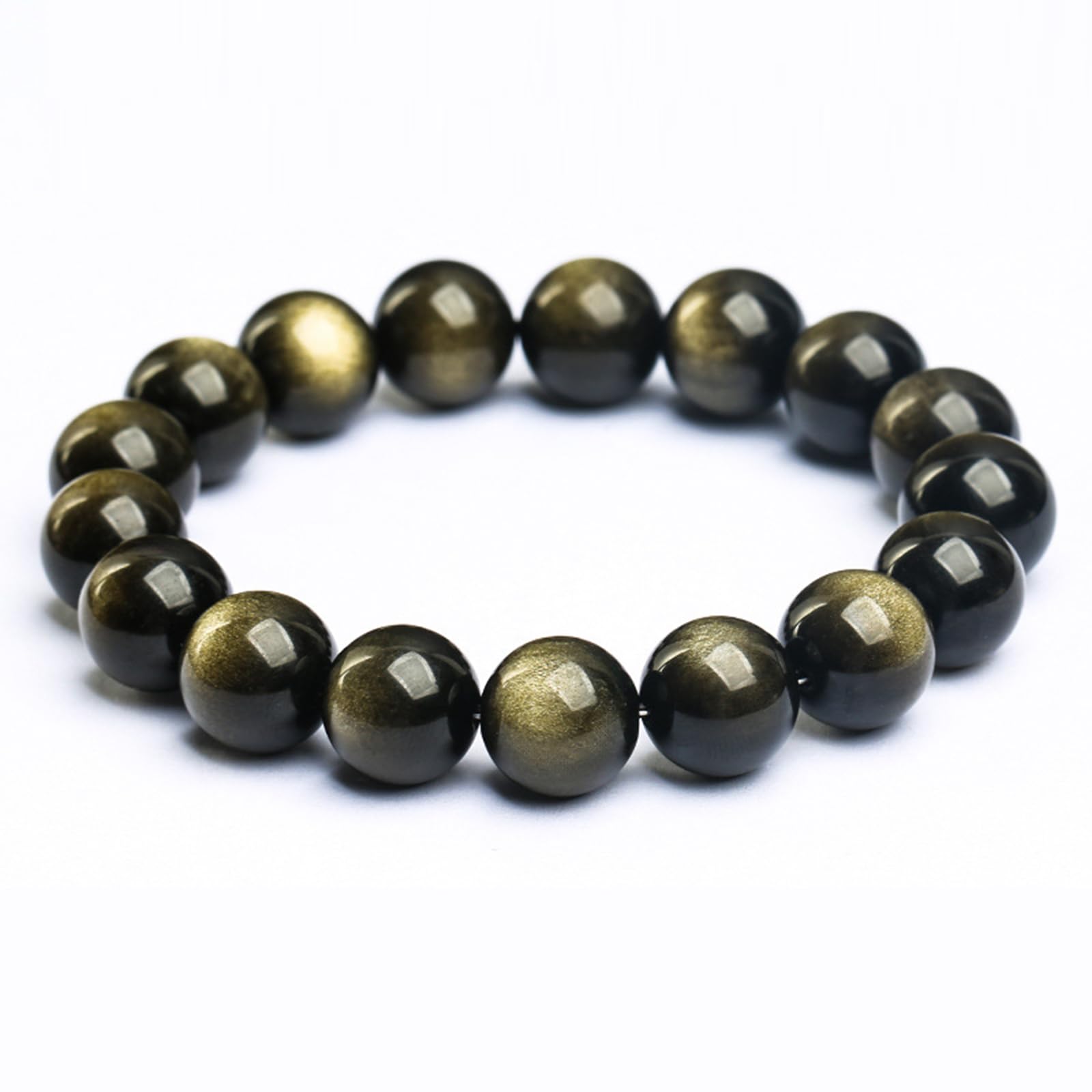Iuyixwfp Women's A 5 Grade Natural Crystal Gemstone Bracelet | Healing Energy Charged Quartz Stone Bead | Handcrafted Stretch Bracelet For Men Teens,,6Mm