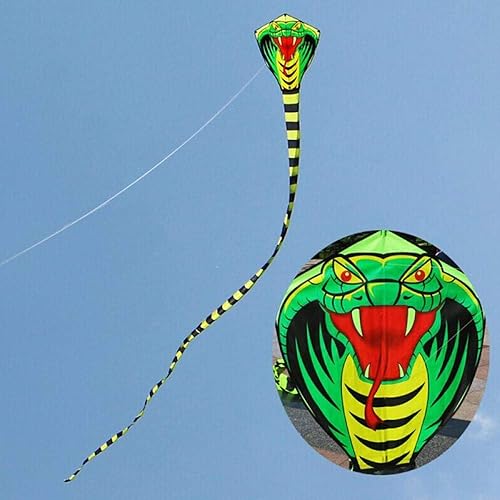 Cometas cometa 26.2ft49.2ftdibujos animados Mamba Snake Kites FRP Rod Flying Sports Beach Kitesurf Kids Gift Family Outdoor Sport Activity Kids Toys