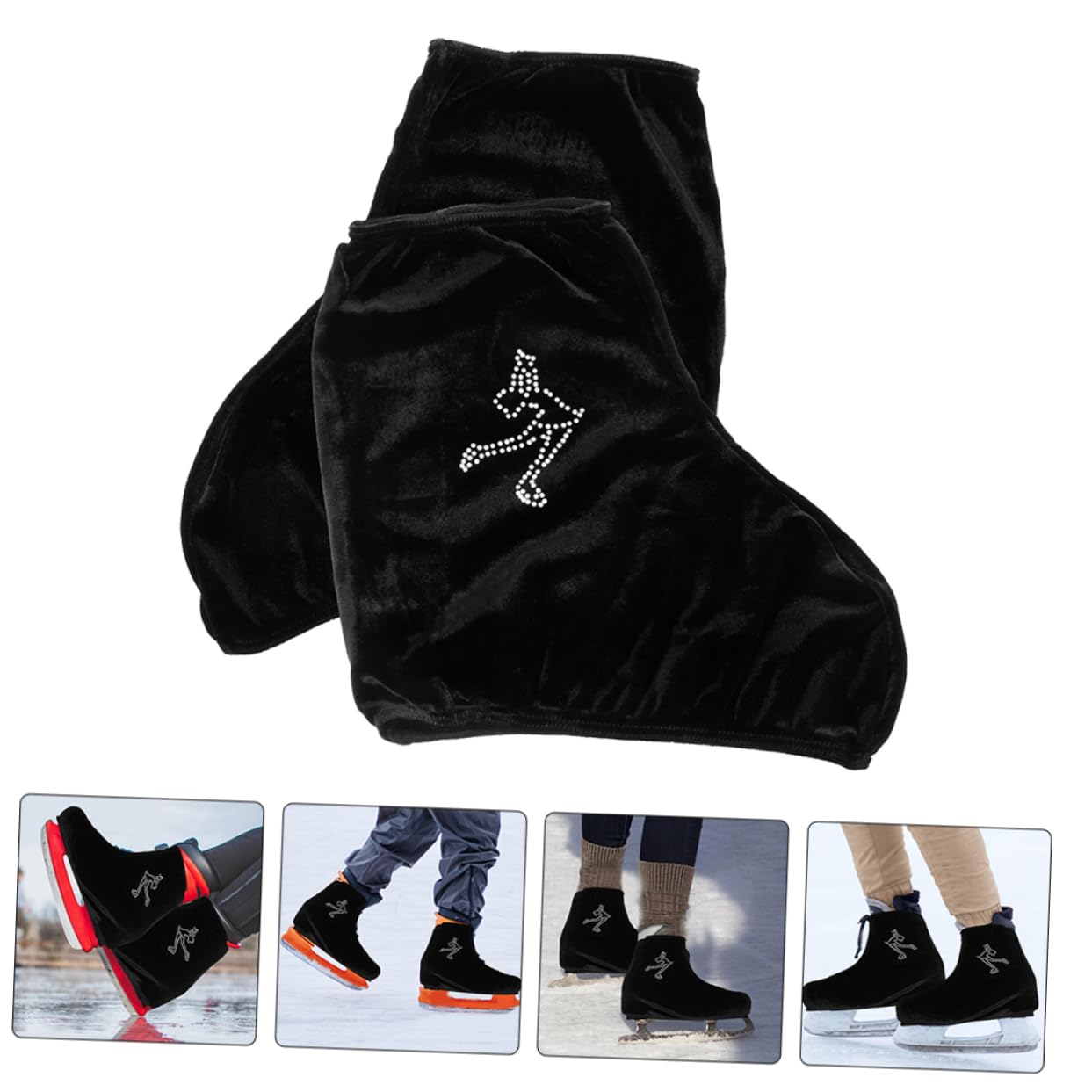 BESTonZON Coperture per Ghiaccio Protettori per Hockey e Pattinaggio Design Portatile per Adulti per Appassionati Pattinaggio